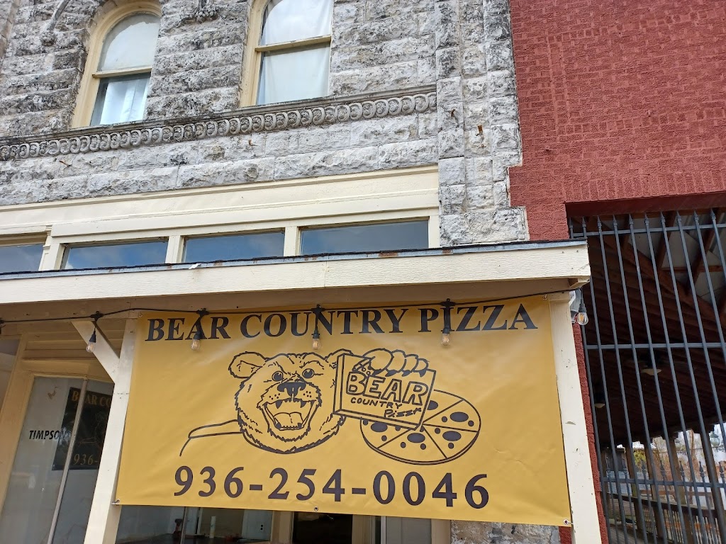 Bear Country Pizza | restaurant | 146 Park Plaza St, Timpson, TX 75975, USA | 9362540046 OR +1 936-254-0046