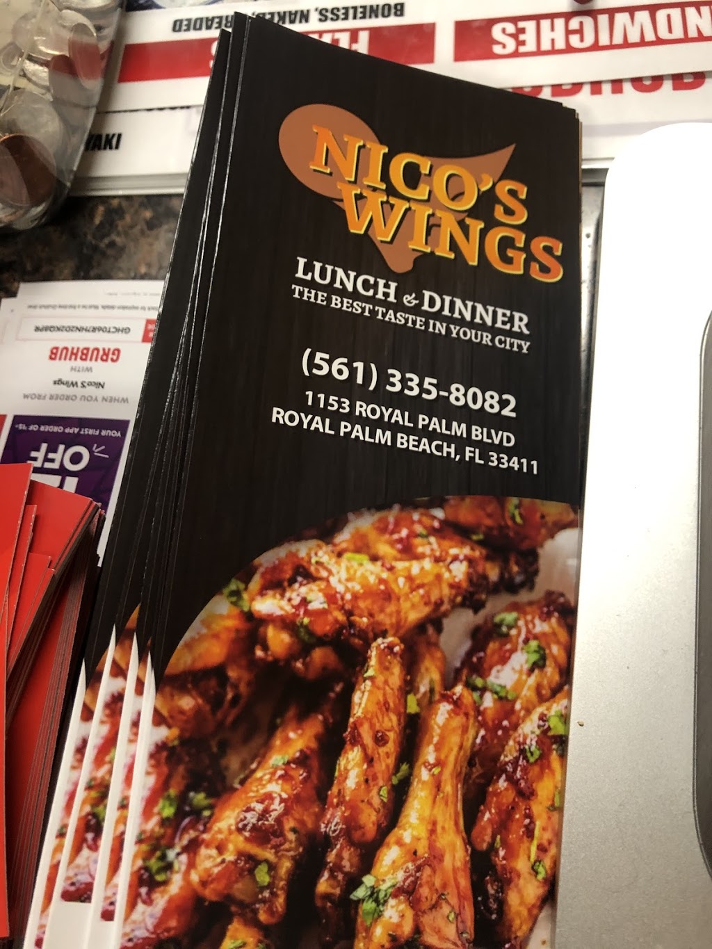 Nicos Wings | restaurant | 1153 Royal Palm Beach Blvd, Royal Palm Beach, FL 33411, USA | 5613358082 OR +1 561-335-8082
