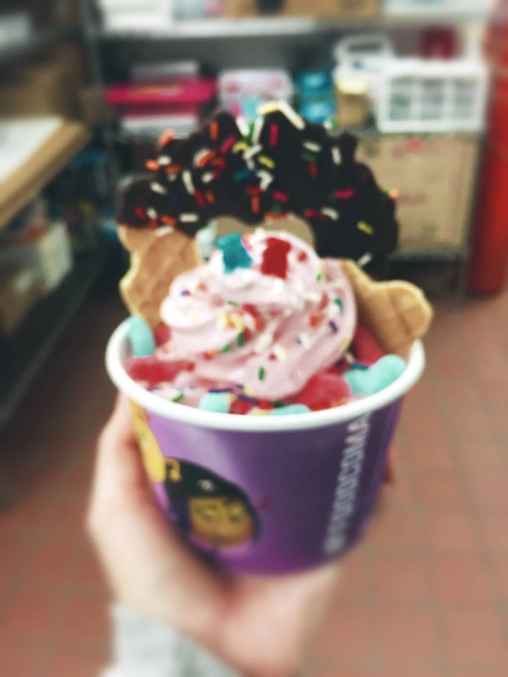 Menchies Frozen Yogurt | bakery | 16645 Sierra Lakes Pkwy, Fontana, CA 92336, USA | 9098543605 OR +1 909-854-3605