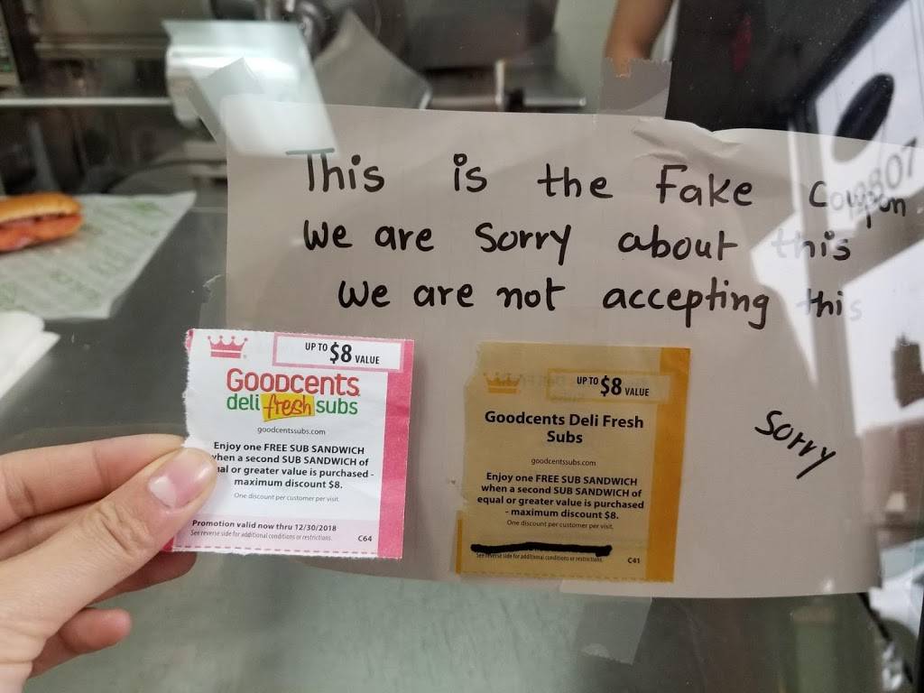 Goodcents Deli Fresh Subs | meal delivery | 12807 W 87th St, Lenexa, KS 66215, USA | 9135992368 OR +1 913-599-2368