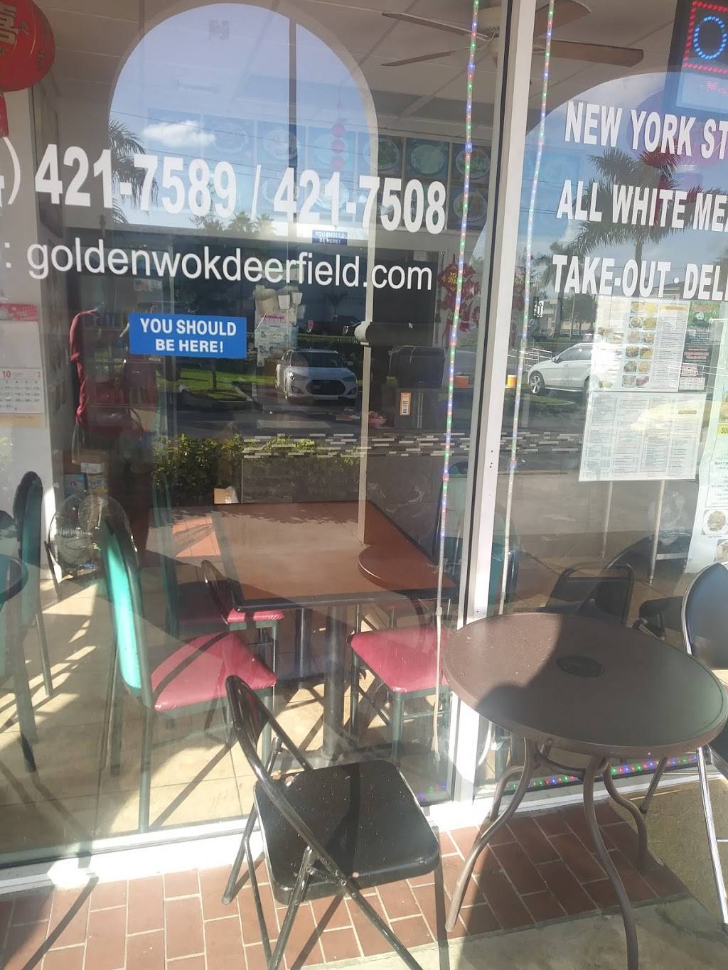 Golden Wok | restaurant | 3712 W Hillsboro Blvd, Deerfield Beach, FL 33442, USA | 9544217589 OR +1 954-421-7589
