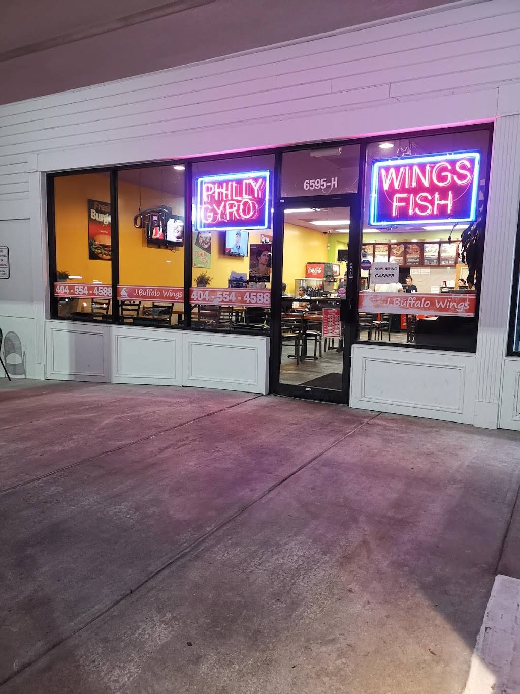 J.Buffalo Wings | restaurant | 6595 Roswell Rd NE h, Atlanta, GA 30328, USA | 4045544588 OR +1 404-554-4588