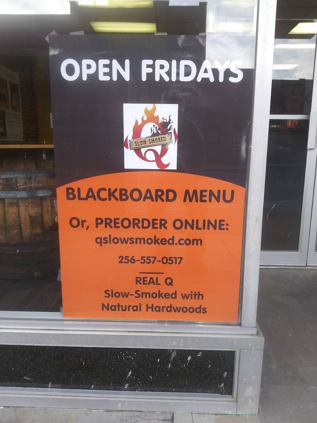 Q Slow-Smoked | restaurant | 106 S Main St, Boaz, AL 35957, USA | 2565570517 OR +1 256-557-0517