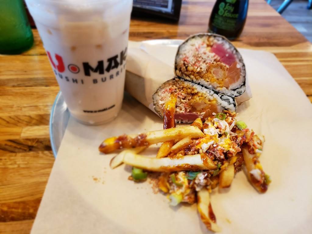 UMaki Sushi Burrito | restaurant | 13582 University Blvd Suite 200, Sugar Land, TX 77479, USA | 2812076575 OR +1 281-207-6575