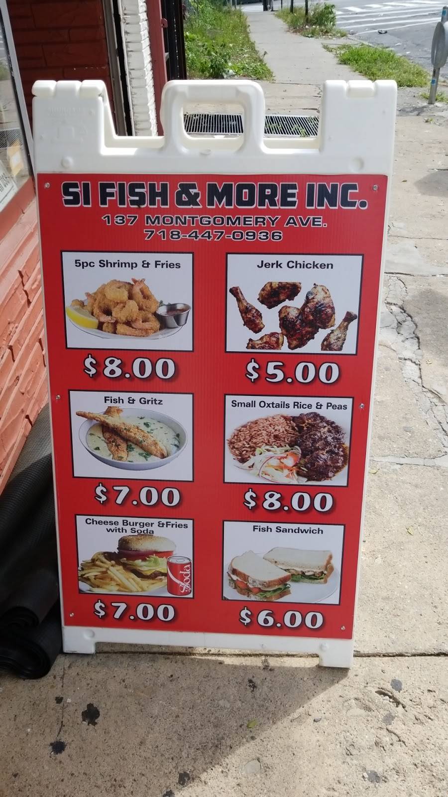 Fish & More | restaurant | 137 Montgomery Ave, Staten Island, NY 10301, USA | 7184470936 OR +1 718-447-0936
