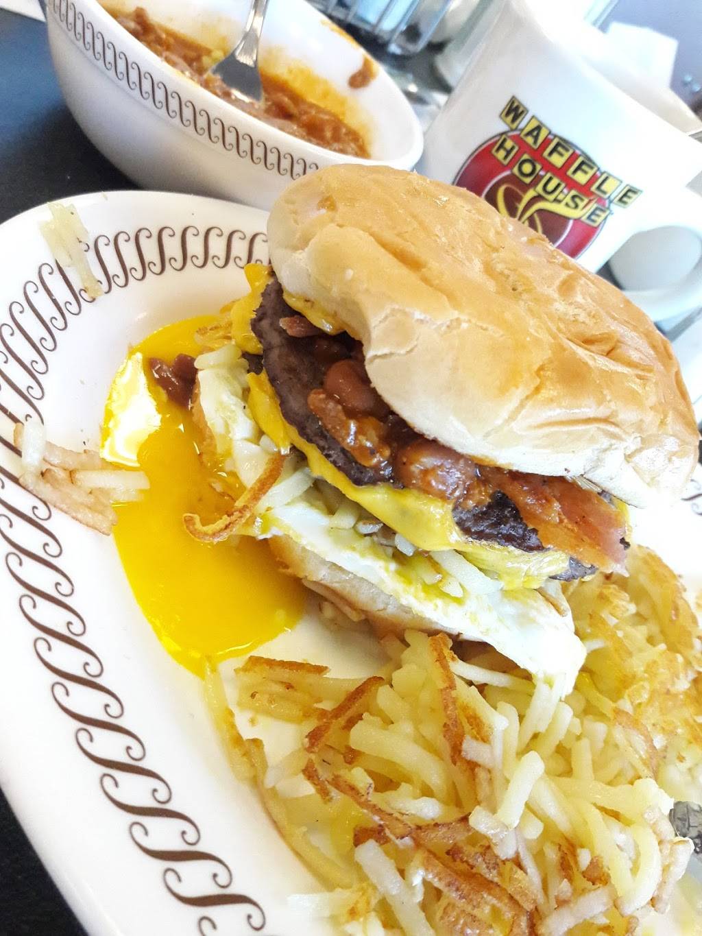 Waffle House | meal takeaway | 1722 Scyene Rd, Mesquite, TX 75149, USA | 9722859339 OR +1 972-285-9339