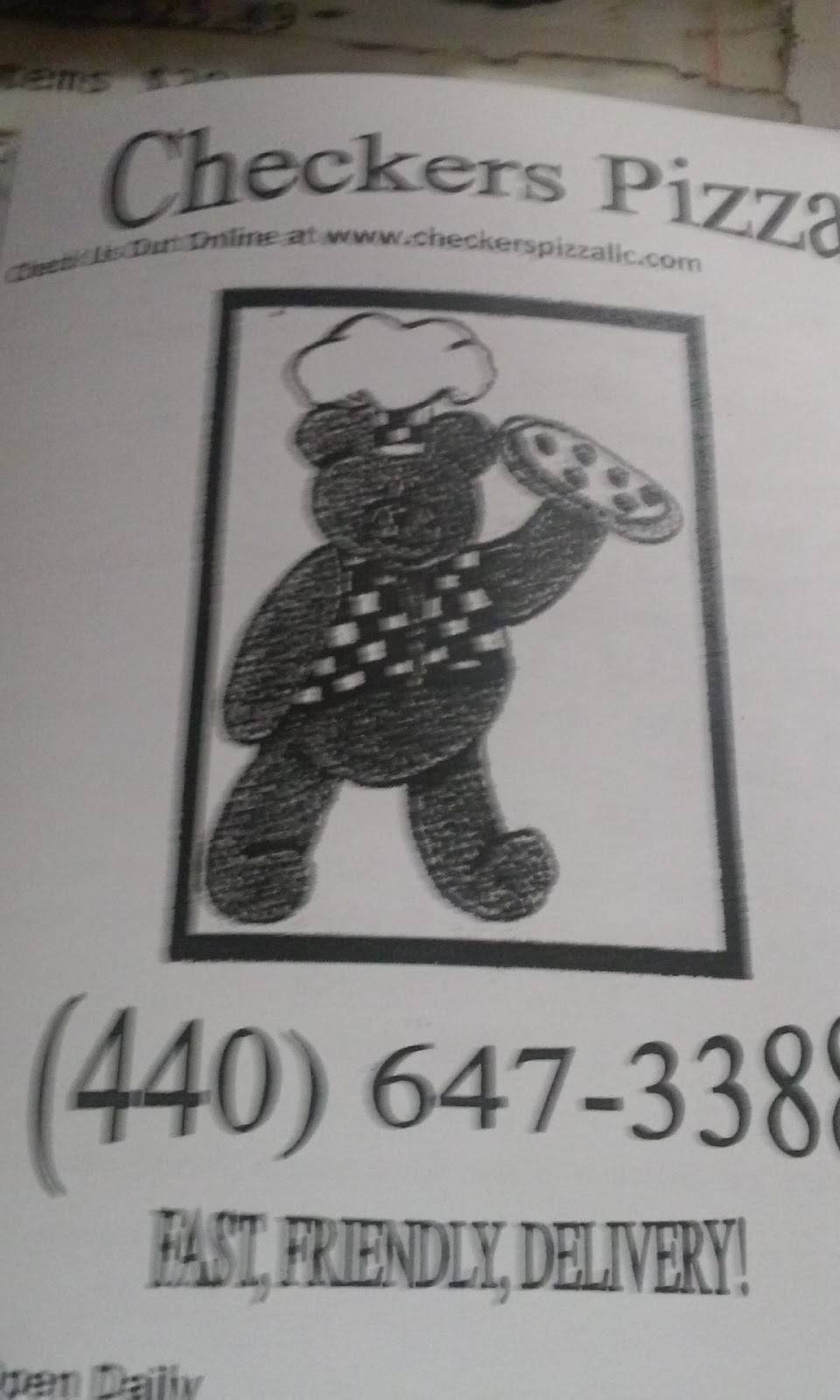 Checkers Pizza | restaurant | 139 W Herrick Ave, Wellington, OH 44090, USA | 4406473388 OR +1 440-647-3388