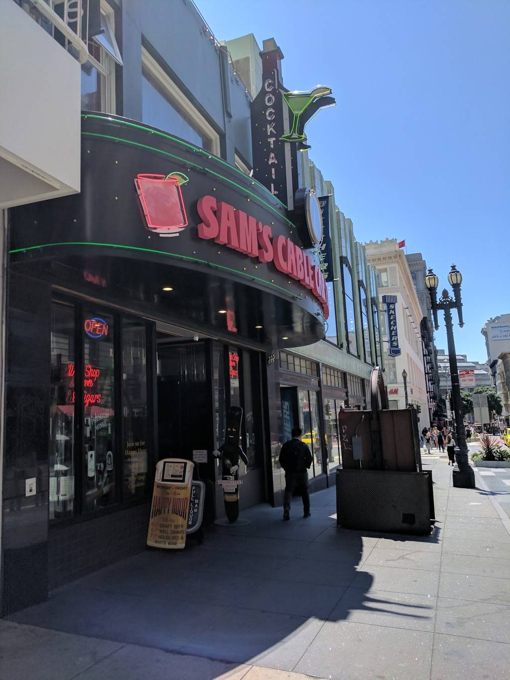 Sams Cable Car Lounge | night club | 222 Powell St, San Francisco, CA 94102, USA | 4154347222 OR +1 415-434-7222