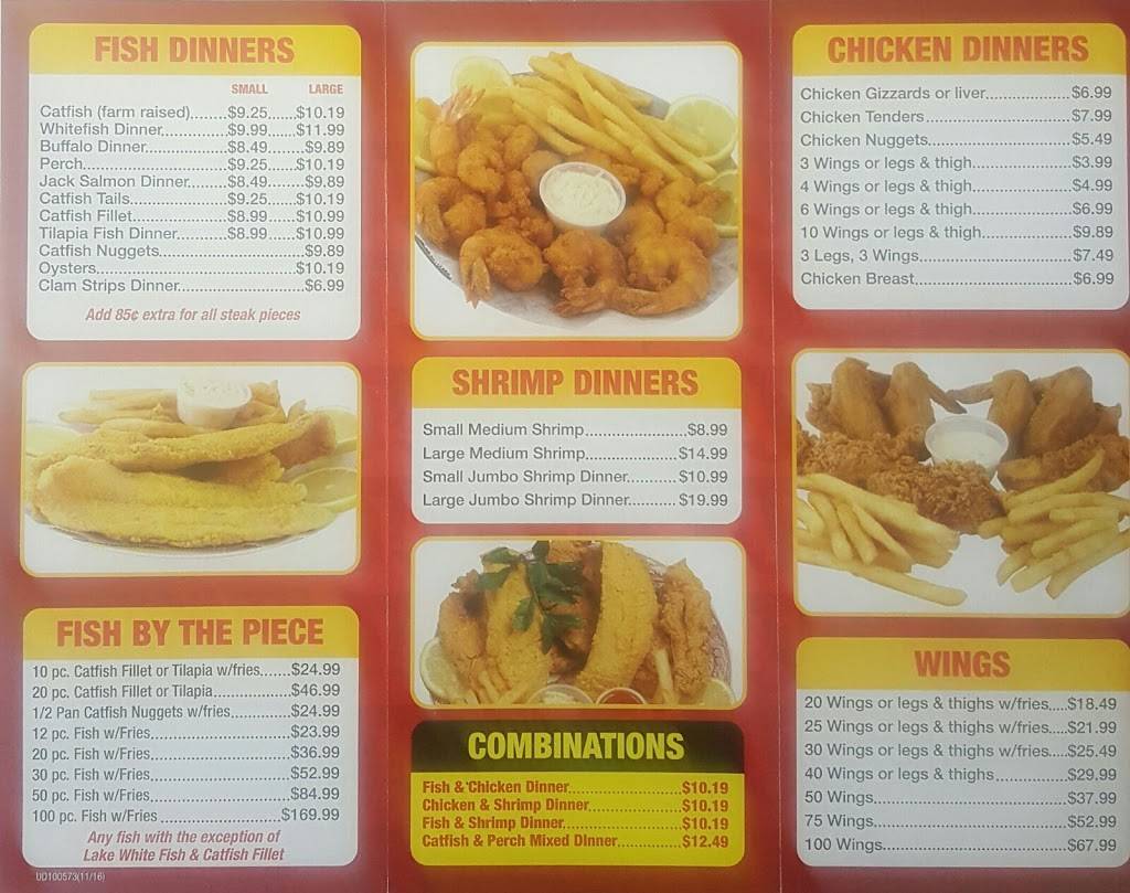 J & J Fish | restaurant | 525 University Pkwy, University Park, IL 60466, USA | 7085341195 OR +1 708-534-1195