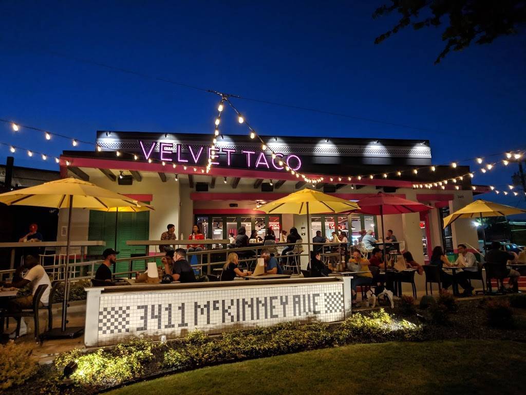 Velvet Taco | restaurant | 3411 McKinney Ave, Dallas, TX 75204, USA | 4698628226 OR +1 469-862-8226