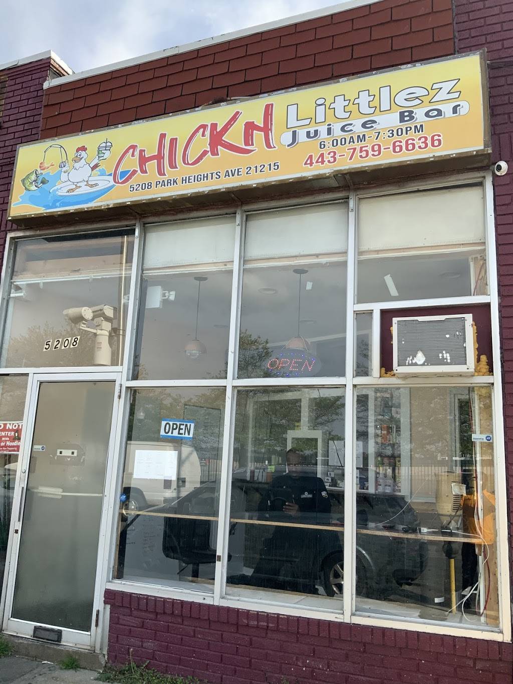 Chick N Littlez Juice Bar | restaurant | 5208 Park Heights Ave, Baltimore, MD 21215, USA | 4437596636 OR +1 443-759-6636