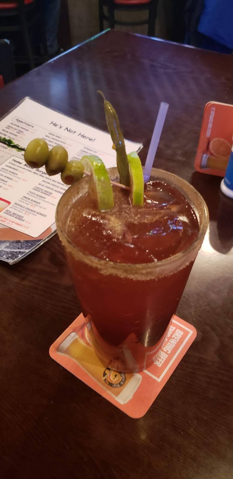 Hes Not Here | restaurant | 365 Niagara Pkwy, Fort Erie, ON L2A 3H1, Canada | 2893208222 OR +1 289-320-8222