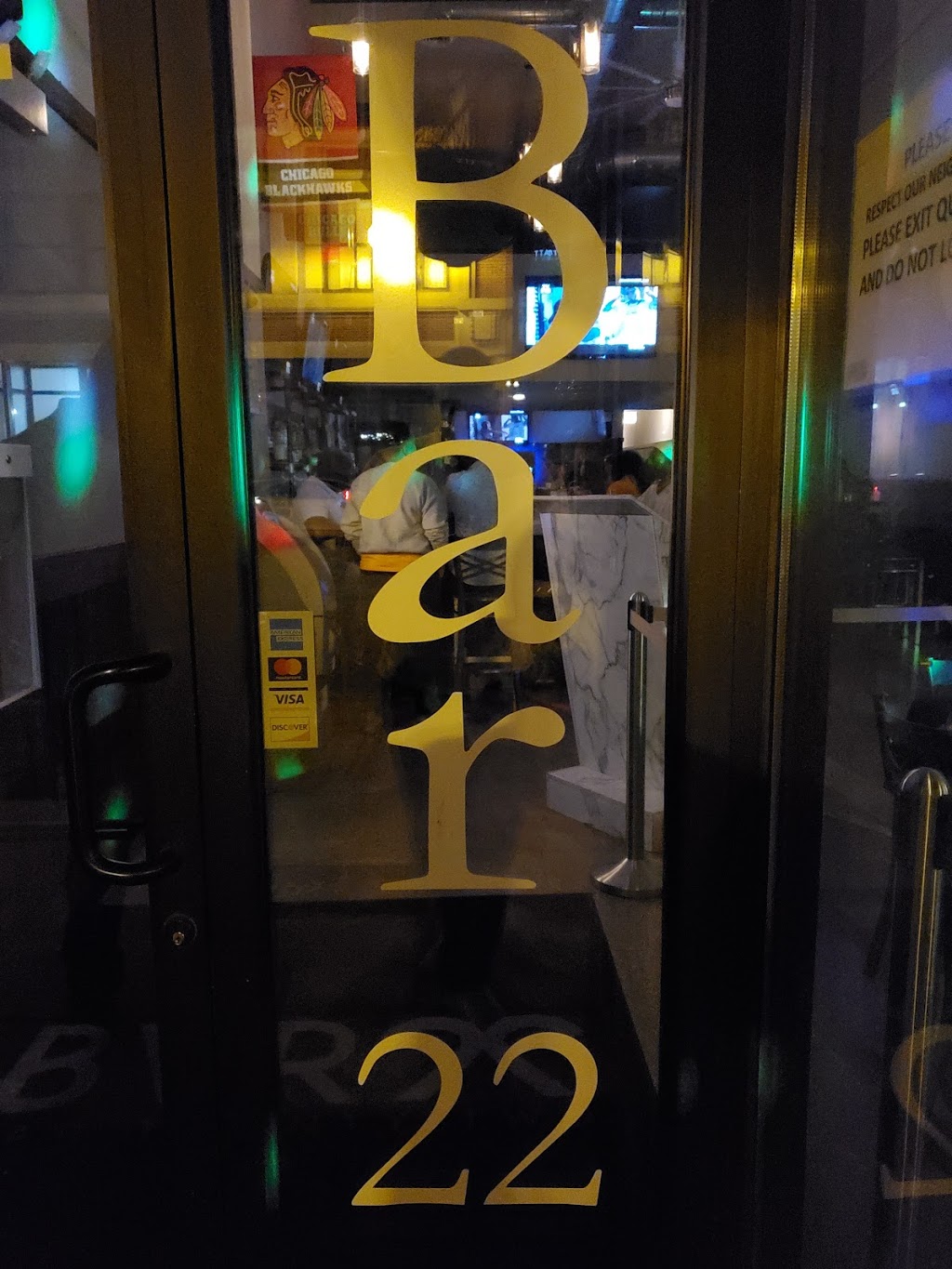 BAR22 | restaurant | 2244 S Michigan Ave, Chicago, IL 60616, USA | 3127250343 OR +1 312-725-0343