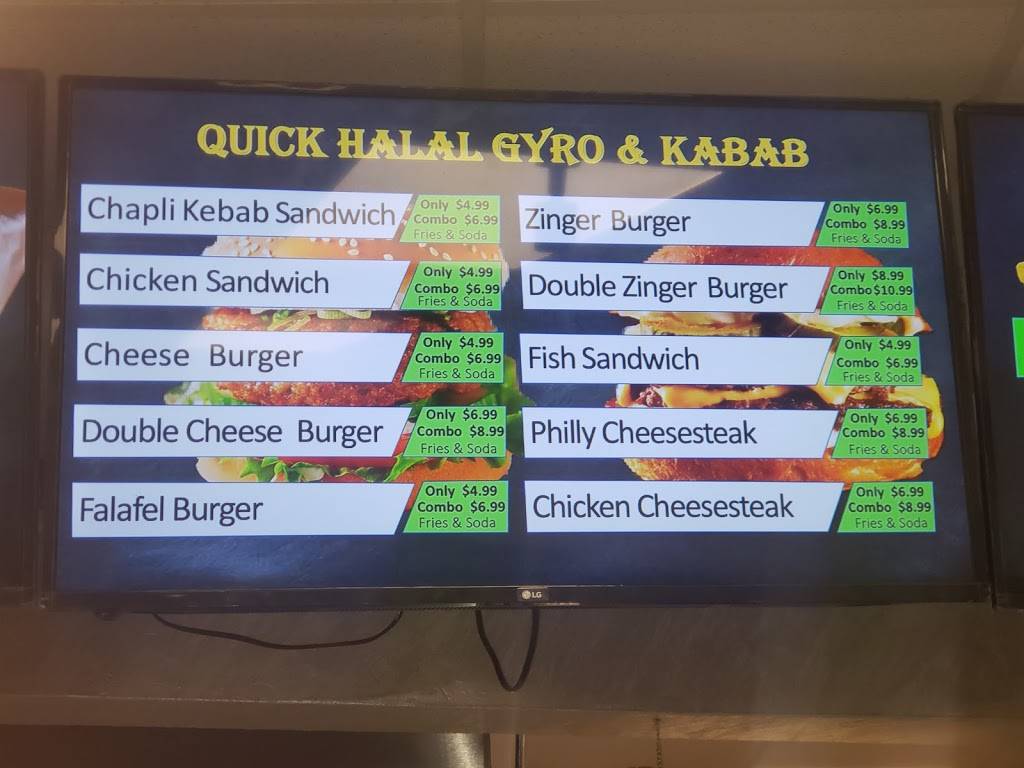 Quick Halal Gyro and kebab | restaurant | 821 Elmont Rd, Elmont, NY 11003, USA | 5162846415 OR +1 516-284-6415