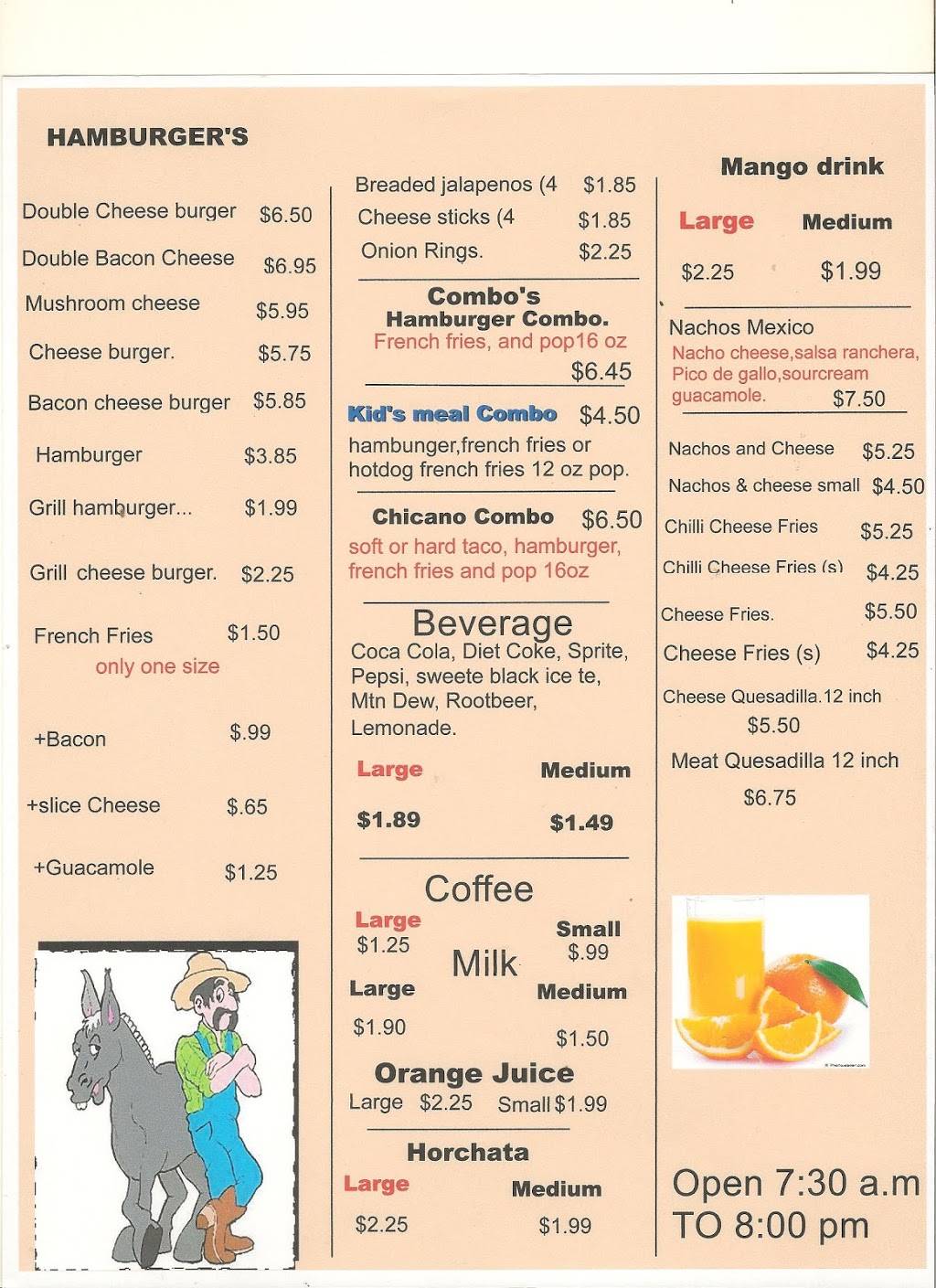 Burrito King | restaurant | 2307 Valley Pike, Dayton, OH 45404, USA | 9372359970 OR +1 937-235-9970