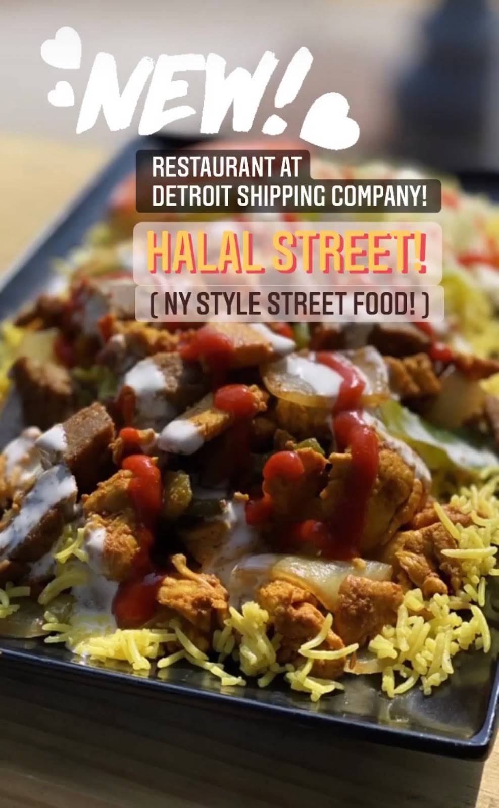 Halal Street | restaurant | 474 Peterboro St, Detroit, MI 48201, USA | 3136414793 OR +1 313-641-4793