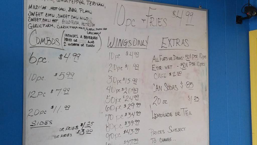 Just Wings | restaurant | 118 N 8th St, Griffin, GA 30223, USA | 7702280003 OR +1 770-228-0003