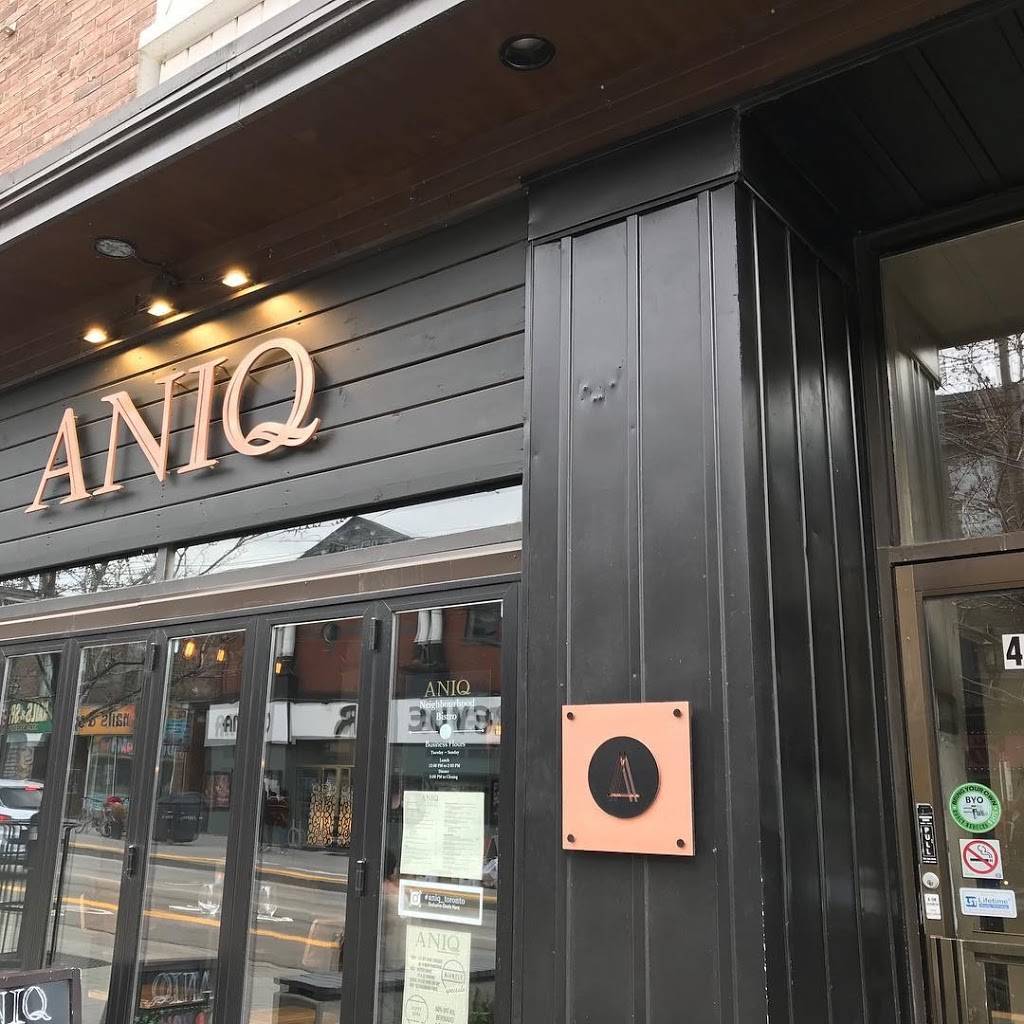 Aniq | restaurant | 403 Roncesvalles Ave, Toronto, ON M6R 2N1, Canada | 4165882930 OR +1 416-588-2930