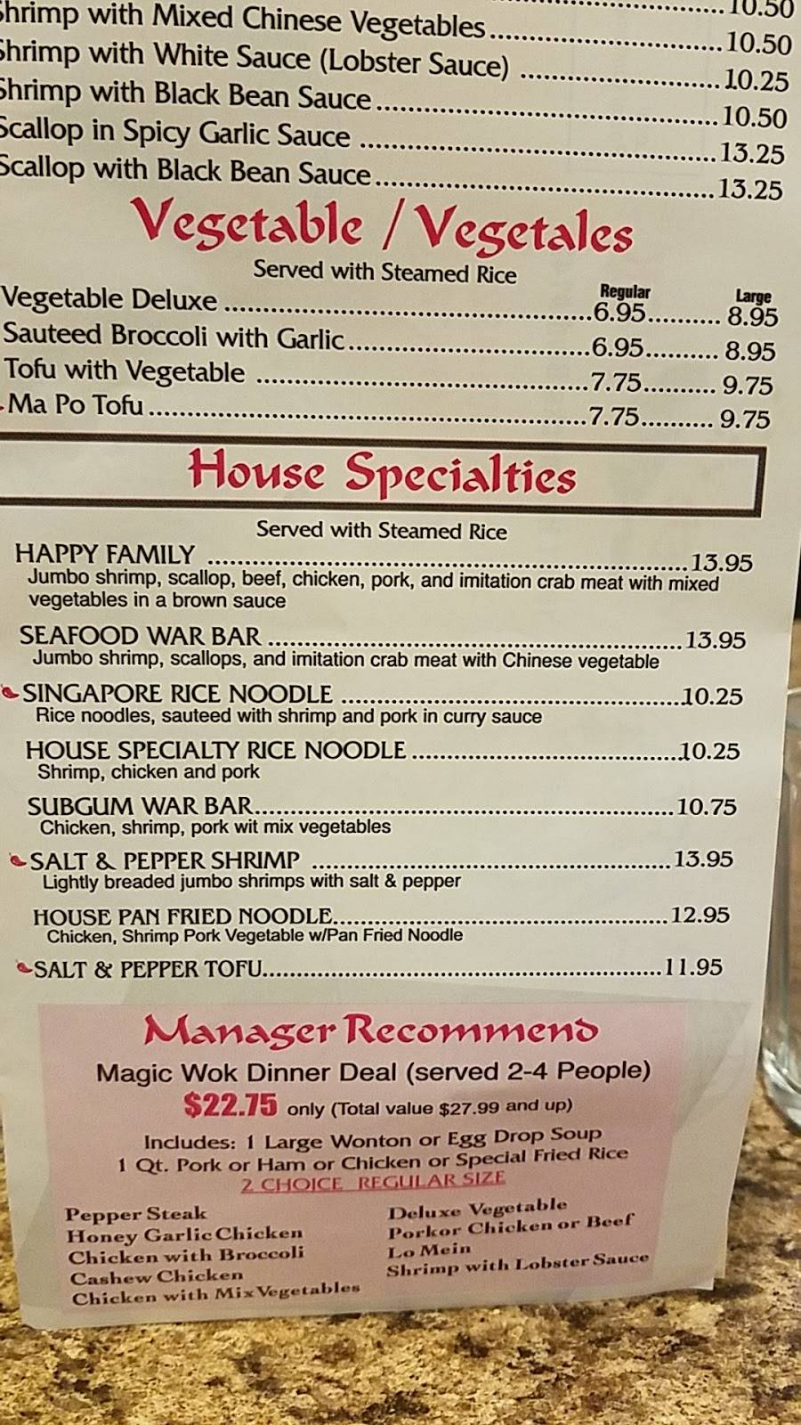 Magic Wok | meal delivery | 10201 Hammocks Blvd, Miami, FL 33196, USA | 3053884320 OR +1 305-388-4320