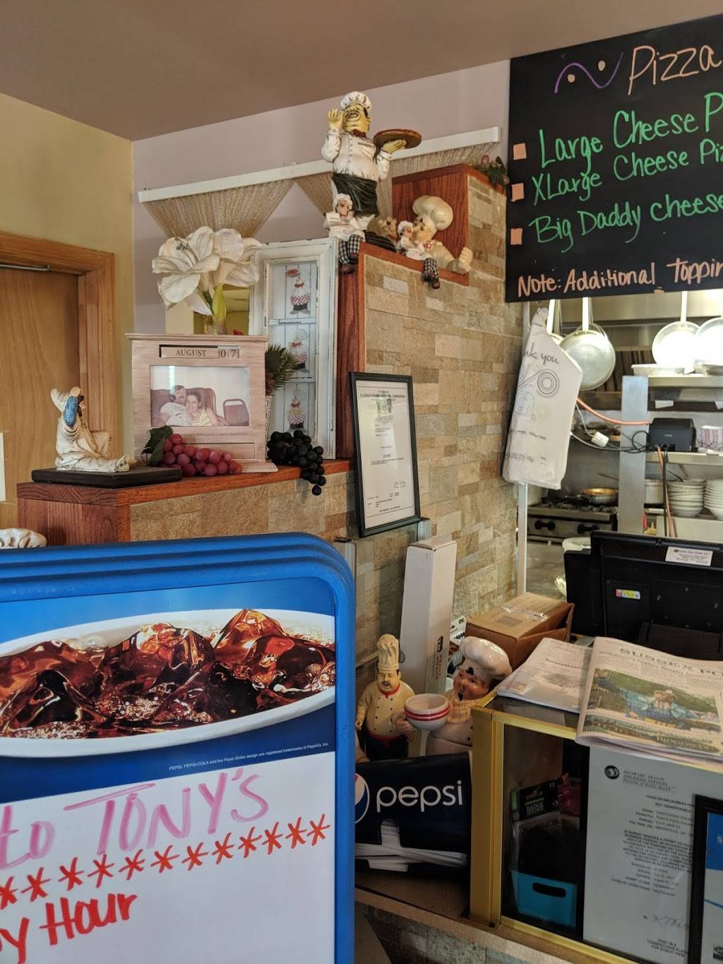 Tonys Pizza & Pasta | restaurant | 613 S Main St, Bridgeville, DE 19933, USA | 3023379557 OR +1 302-337-9557