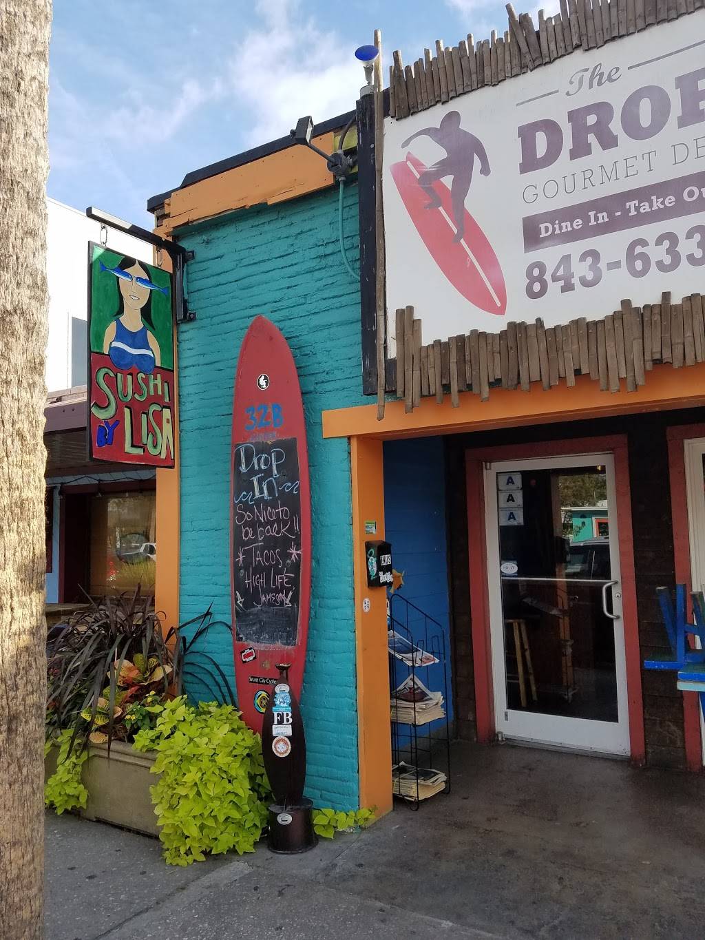 The Drop-In Bar & Deli | restaurant | 32 Center St # B, Folly Beach, SC 29439, USA | 8436330234 OR +1 843-633-0234