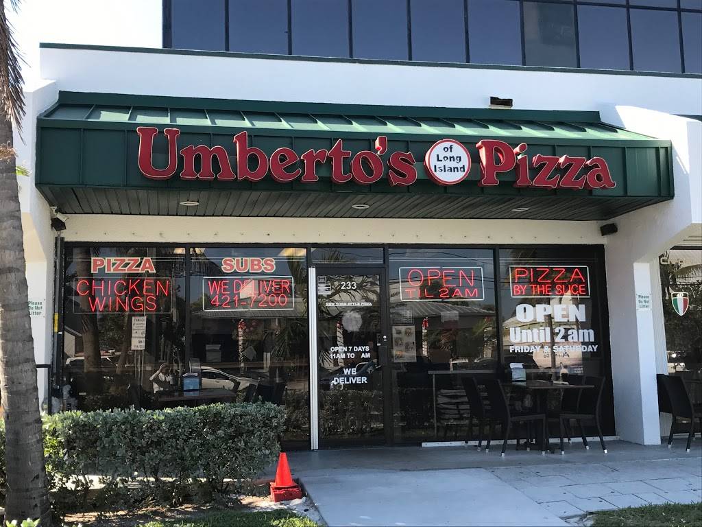 Umbertos Pizza | restaurant | 233 SE 20th Ave, Deerfield Beach, FL 33441, USA | 9544217200 OR +1 954-421-7200