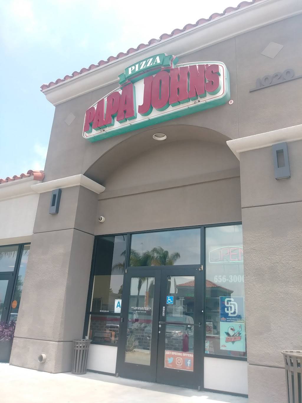 Papa Johns Pizza | restaurant | 1020 Tierra Del Rey, Chula Vista, CA 91910, USA | 6196563000 OR +1 619-656-3000
