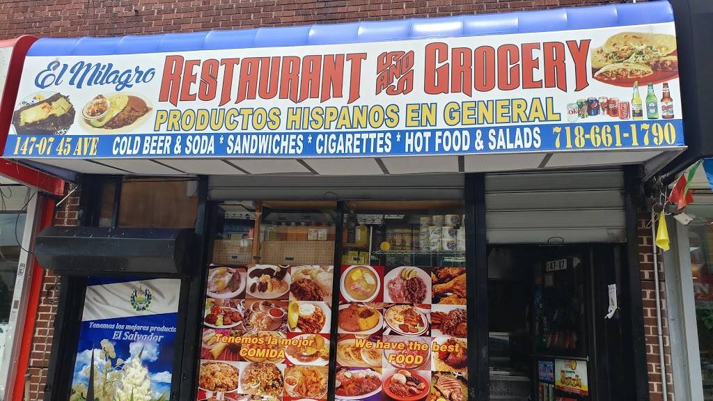 El Milagro Restaurant and Grocery | restaurant | 147-07 45th Ave, Flushing, NY 11355, USA | 7186611790 OR +1 718-661-1790