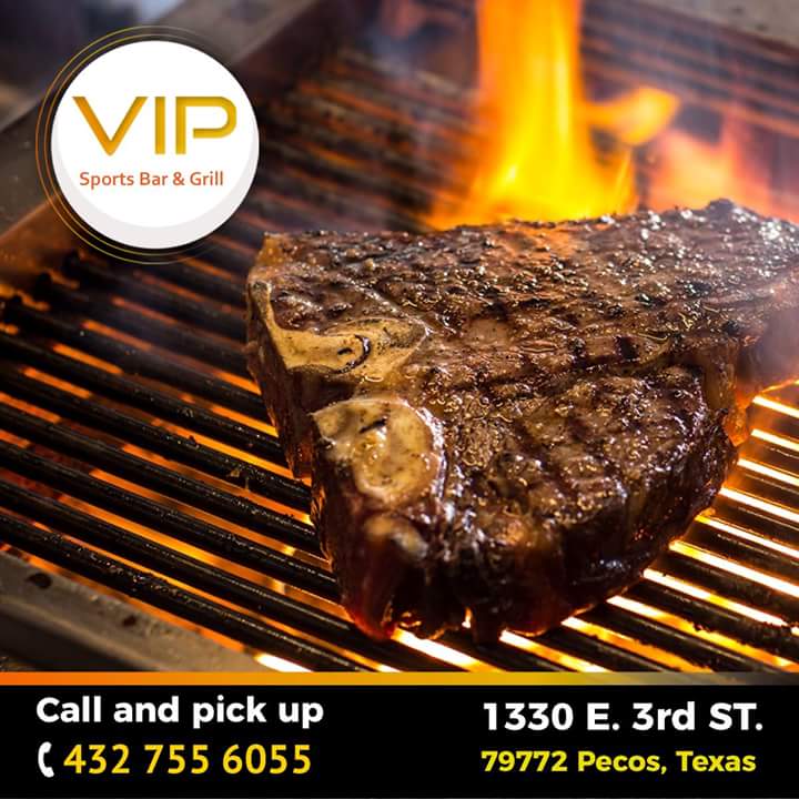 VIP Sports Bar & Grill-pecos | restaurant | 1330 E 3rd St #3526, Pecos, TX 79772, USA | 9153163867 OR +1 915-316-3867