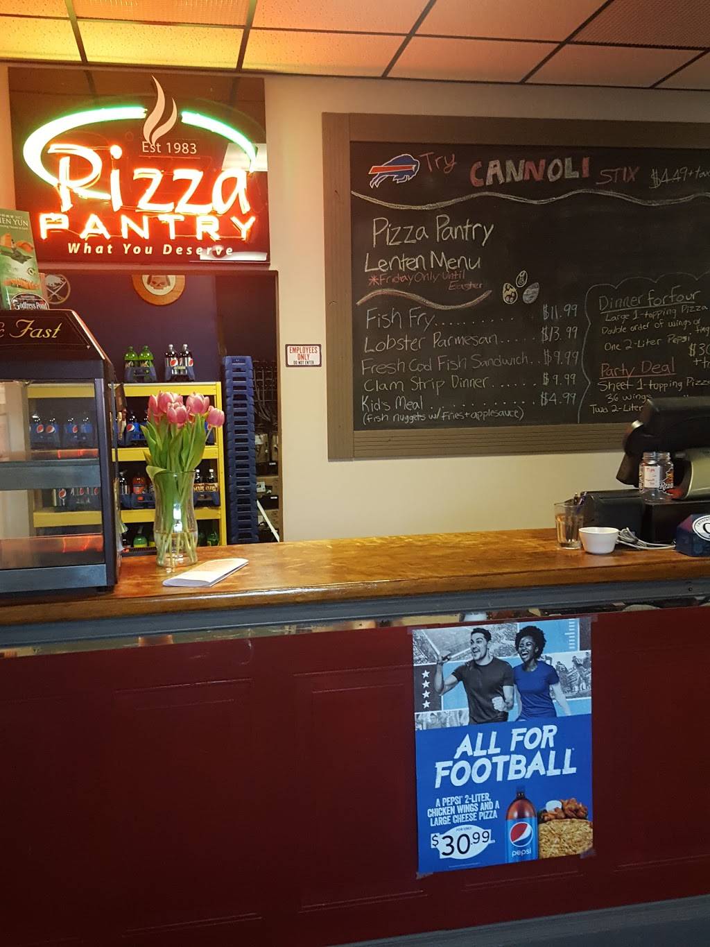 Pizza Pantry | meal takeaway | 9468 Alleghany Rd, Corfu, NY 14036, USA | 5855994664 OR +1 585-599-4664
