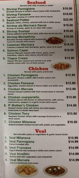 PMothers Family Reataurant | restaurant | 455 Jerusalem Ave, Uniondale, NY 11553, USA | 5162794205 OR +1 516-279-4205