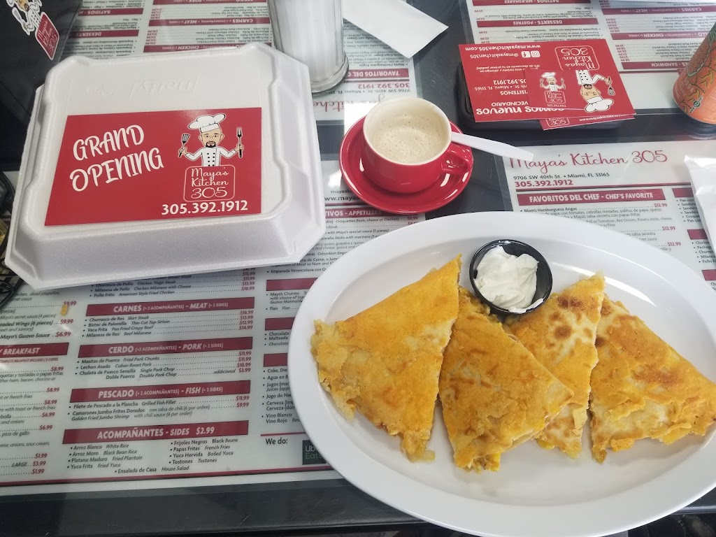 Mayas Kitchen 305 | restaurant | 9706 SW 40th St, Olympia Heights, FL 33165, USA | 3053921912 OR +1 305-392-1912