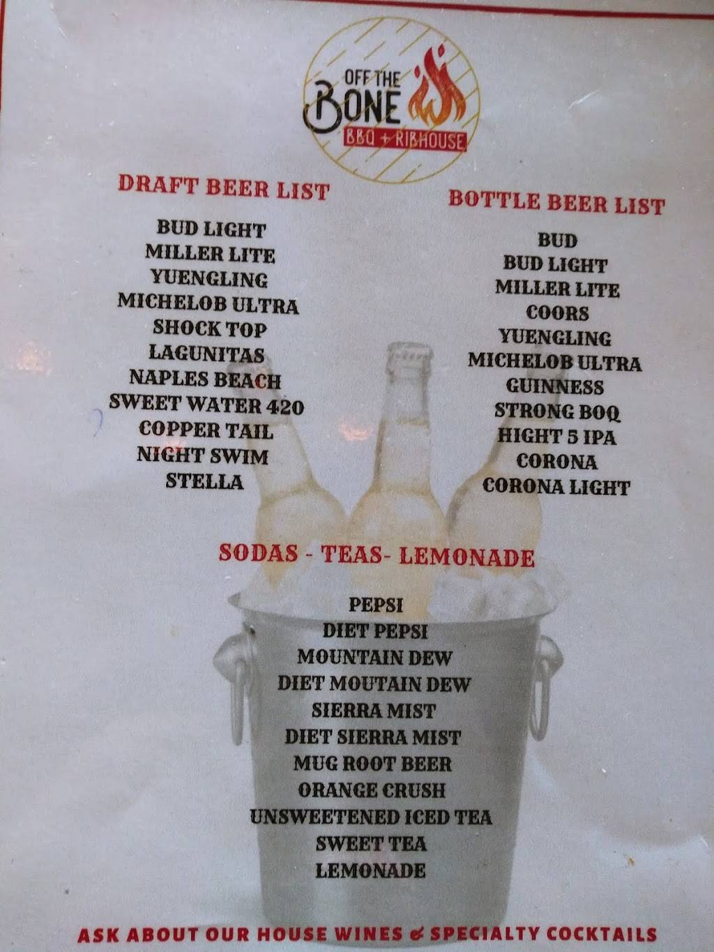 Off the Bone BBQ + Ribhouse | restaurant | 2236 Logan Blvd N Ste 501, Naples, FL 34119, USA | 2396315770 OR +1 239-631-5770