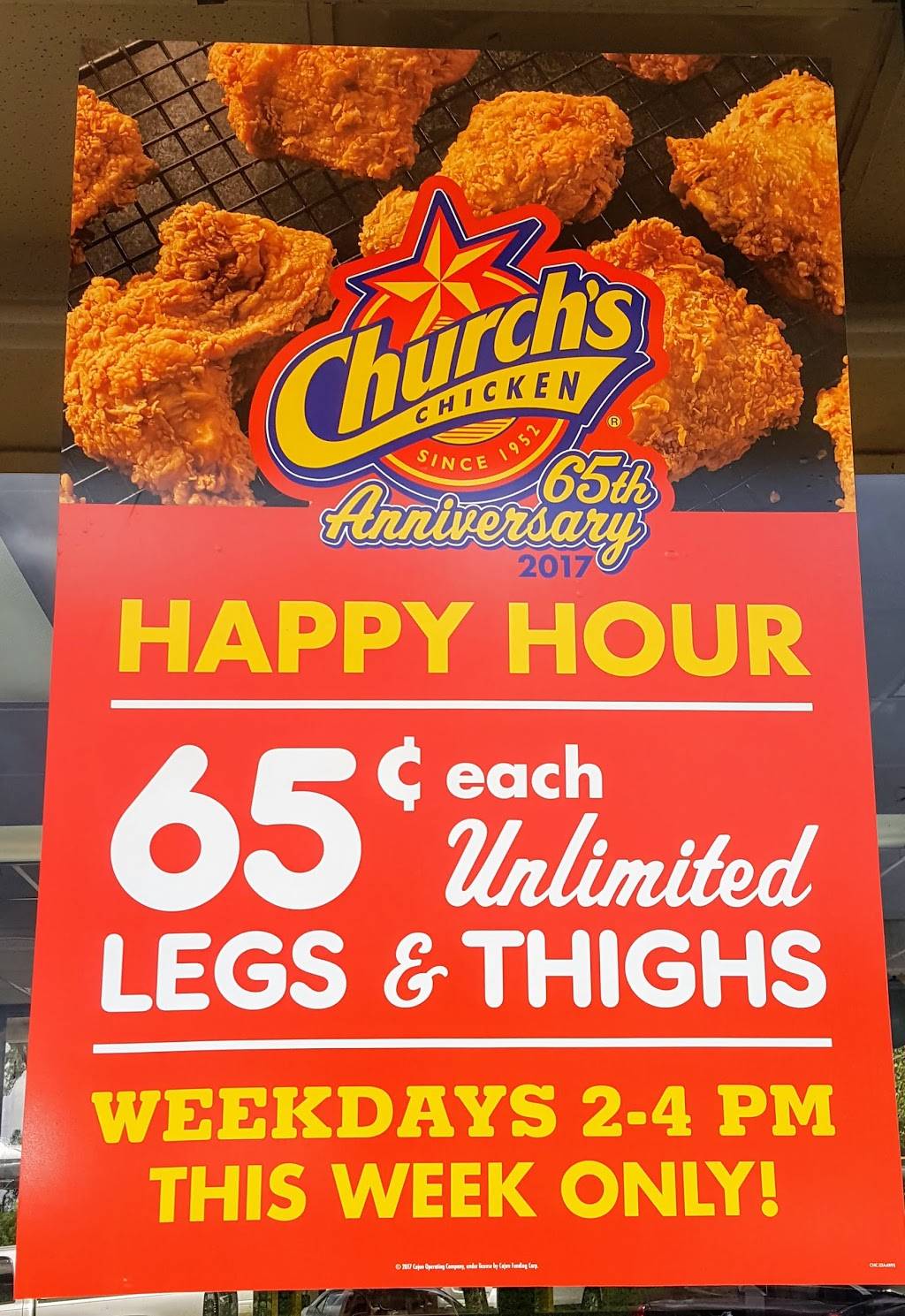 Churchs Chicken | restaurant | 2711 11th St, Huntsville, TX 77340, USA | 9362919830 OR +1 936-291-9830