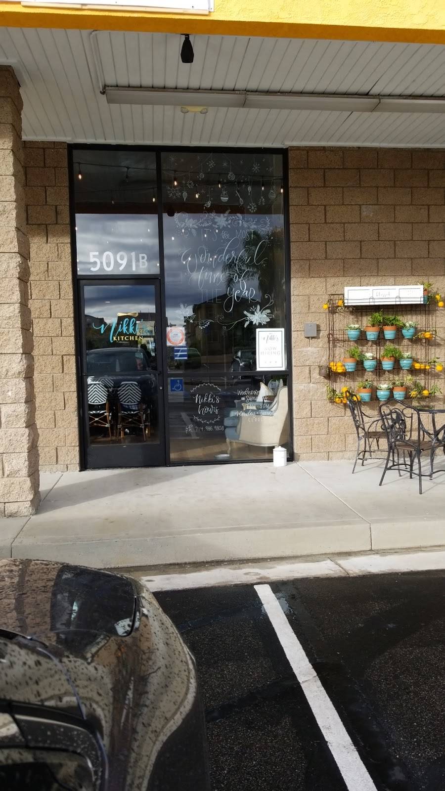 Nikkis Kitchen | restaurant | 5091 Richfield Rd Suite B, Yorba Linda, CA 92886, USA | 7149869808 OR +1 714-986-9808