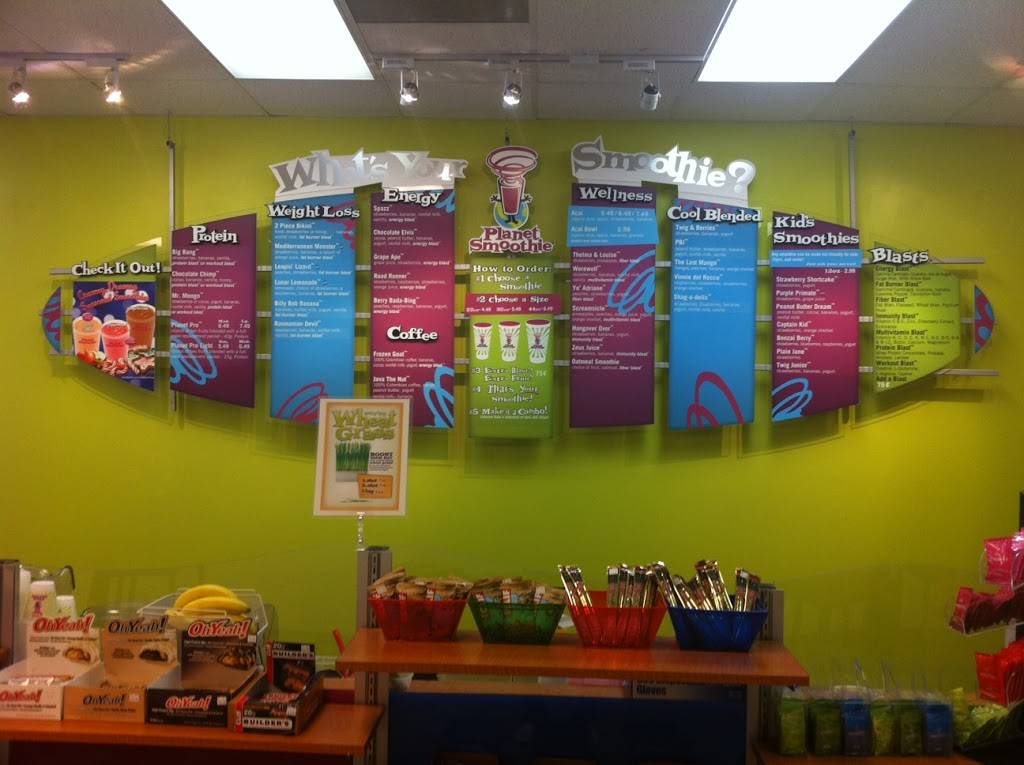 Planet Smoothie | restaurant | 2561 S Kirkman Rd, Orlando, FL 32811, USA | 4072969409 OR +1 407-296-9409