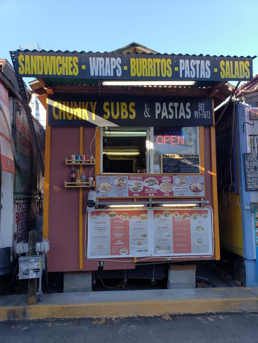 Chunky Subs | restaurant | 1901-1927 SW 4th Ave, Portland, OR 97201, USA | 5039017673 OR +1 503-901-7673