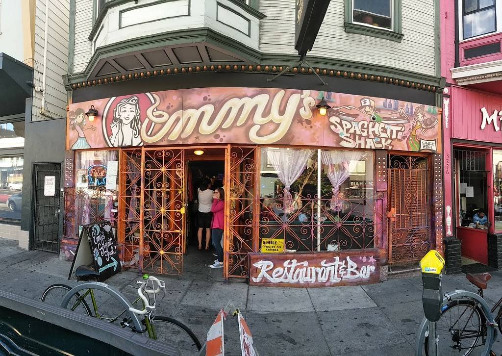 Emmys Spaghetti Shack | restaurant | 3230 Mission St, San Francisco, CA 94110, USA | 4152062086 OR +1 415-206-2086