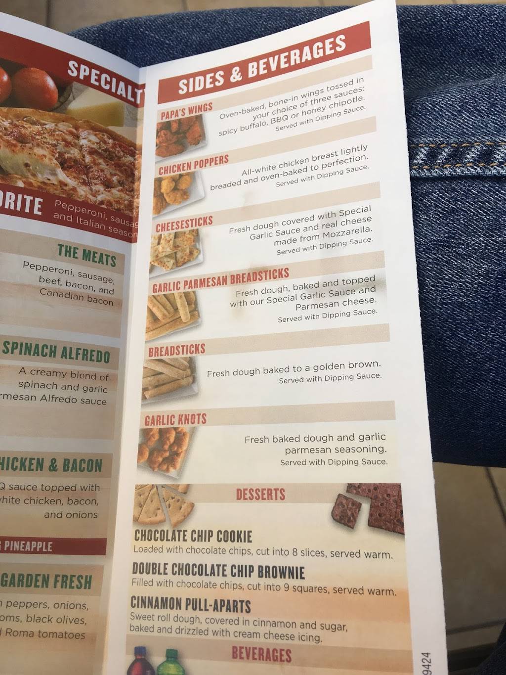 Papa Johns Pizza | restaurant | 9 43rd Ave, San Mateo, CA 94403, USA | 6505707272 OR +1 650-570-7272