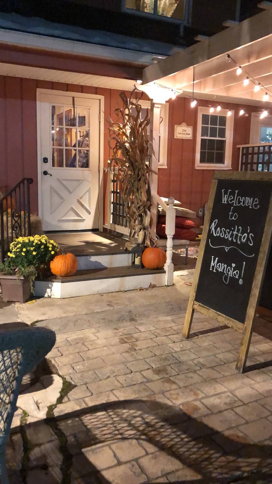 Rossittos Ristorante | restaurant | 284 E Main St, Branford, CT 06405, USA | 2034837773 OR +1 203-483-7773