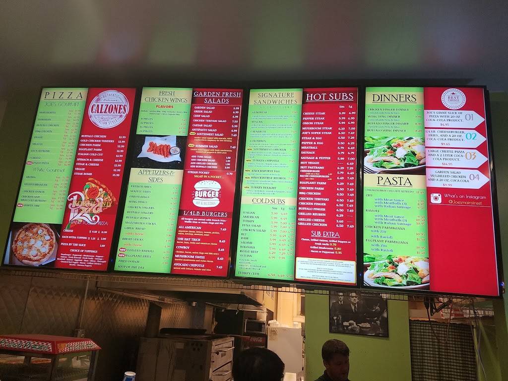 Joes Main Street Pizza | restaurant | 612 Main St, Winchester, MA 01890, USA | 7817298088 OR +1 781-729-8088