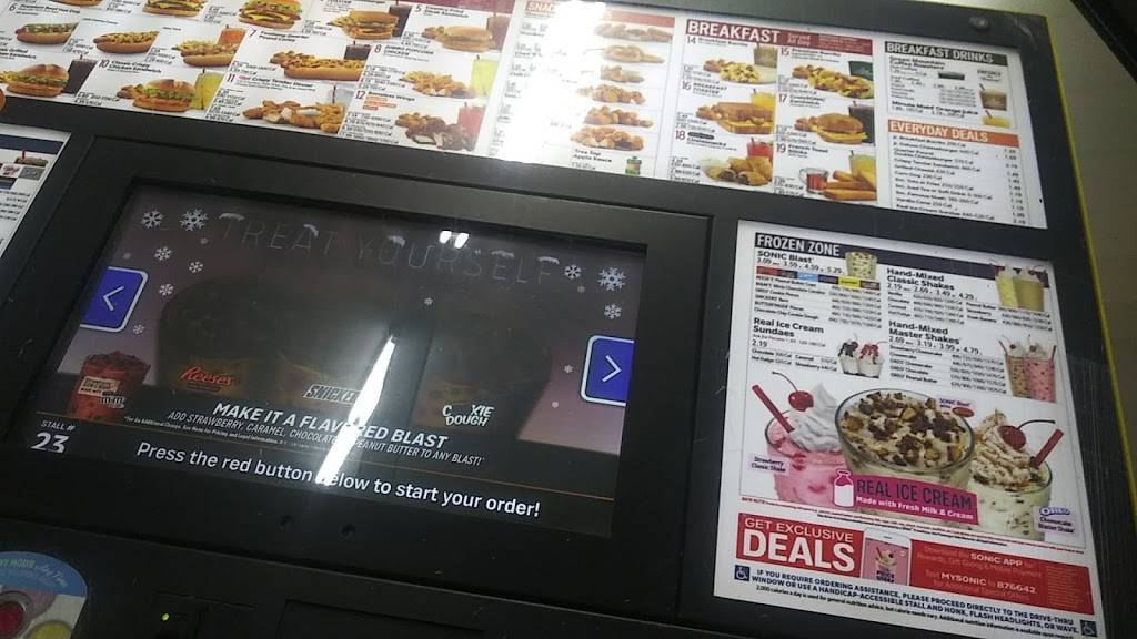 Sonic Drive-In | restaurant | 7957 NW 21st St, Bethany, OK 73008, USA | 4057871262 OR +1 405-787-1262