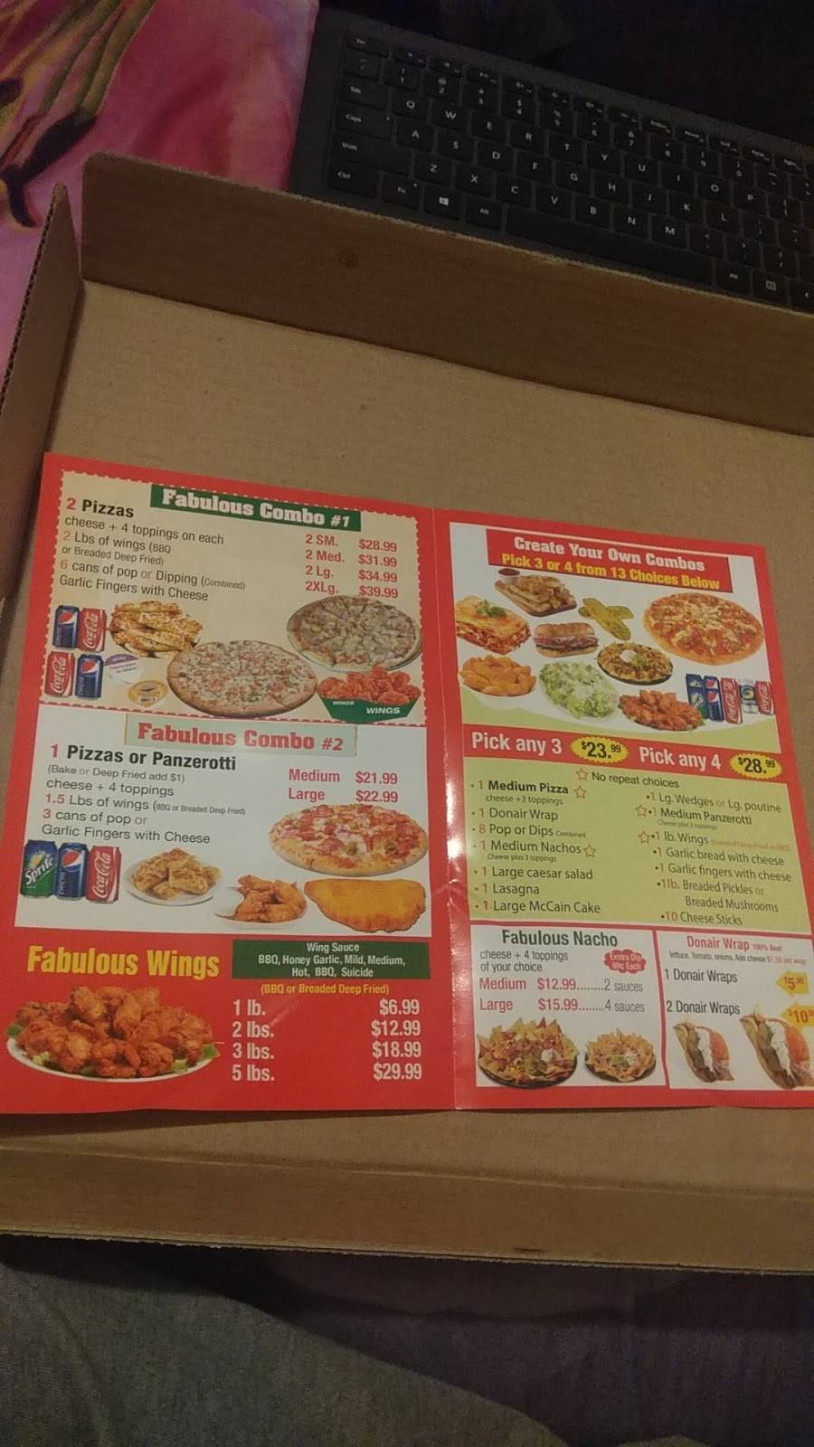 Fabulous 2 for 1 Pizza & Wings | restaurant | 483 Dundas St, London, ON N6B 1W4, Canada | 5194397779 OR +1 519-439-7779