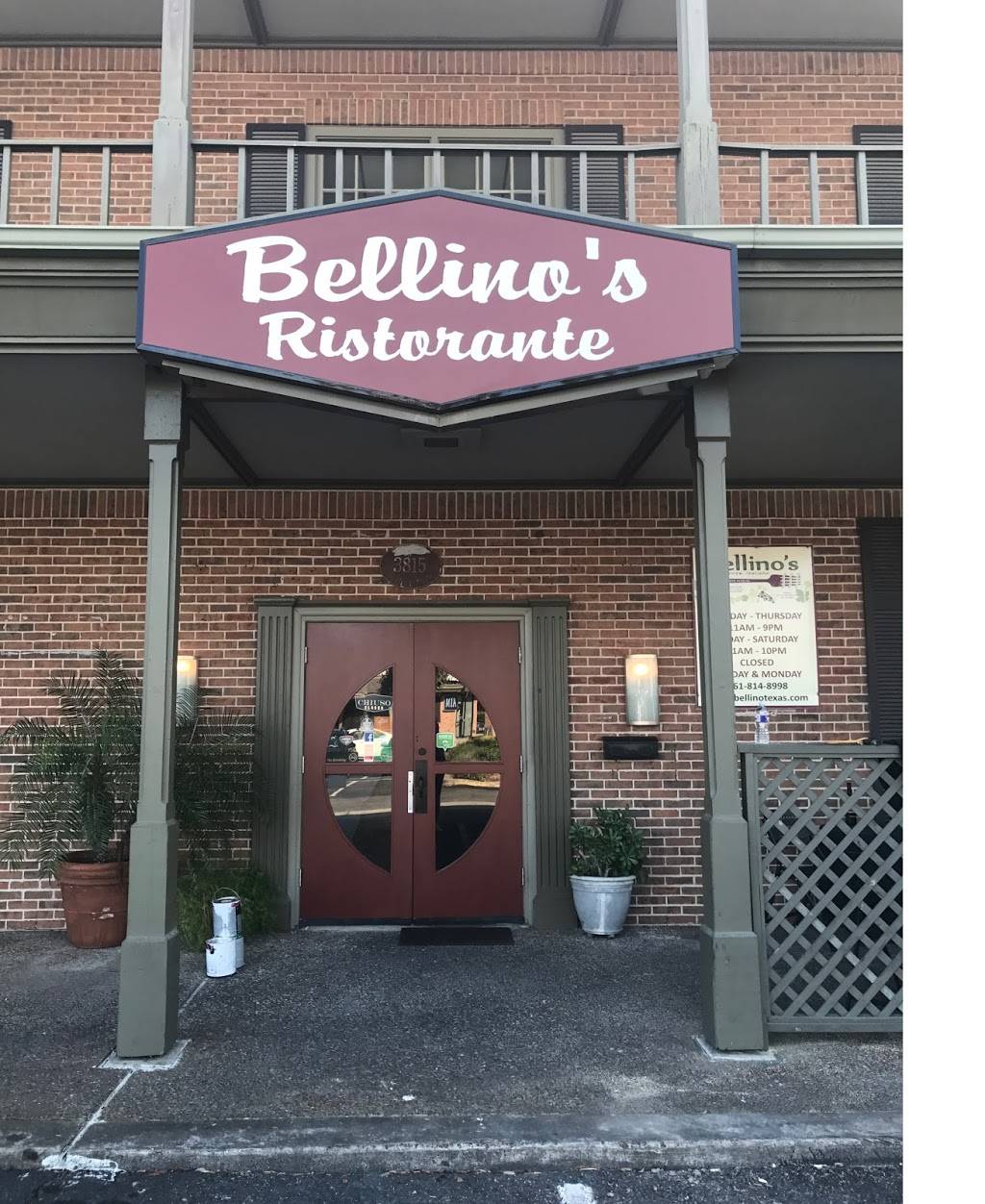 Bellino Ristorante Italiano e Bottega | restaurant | 3815 S Alameda St, Corpus Christi, TX 78411, USA | 3618148998 OR +1 361-814-8998