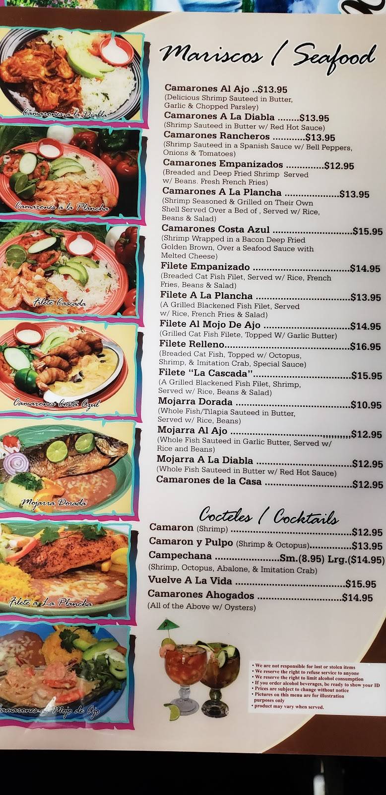 La cascada | restaurant | 5516, 2105 Edison Hwy # 8, Bakersfield, CA 93305, USA | 6616311709 OR +1 661-631-1709