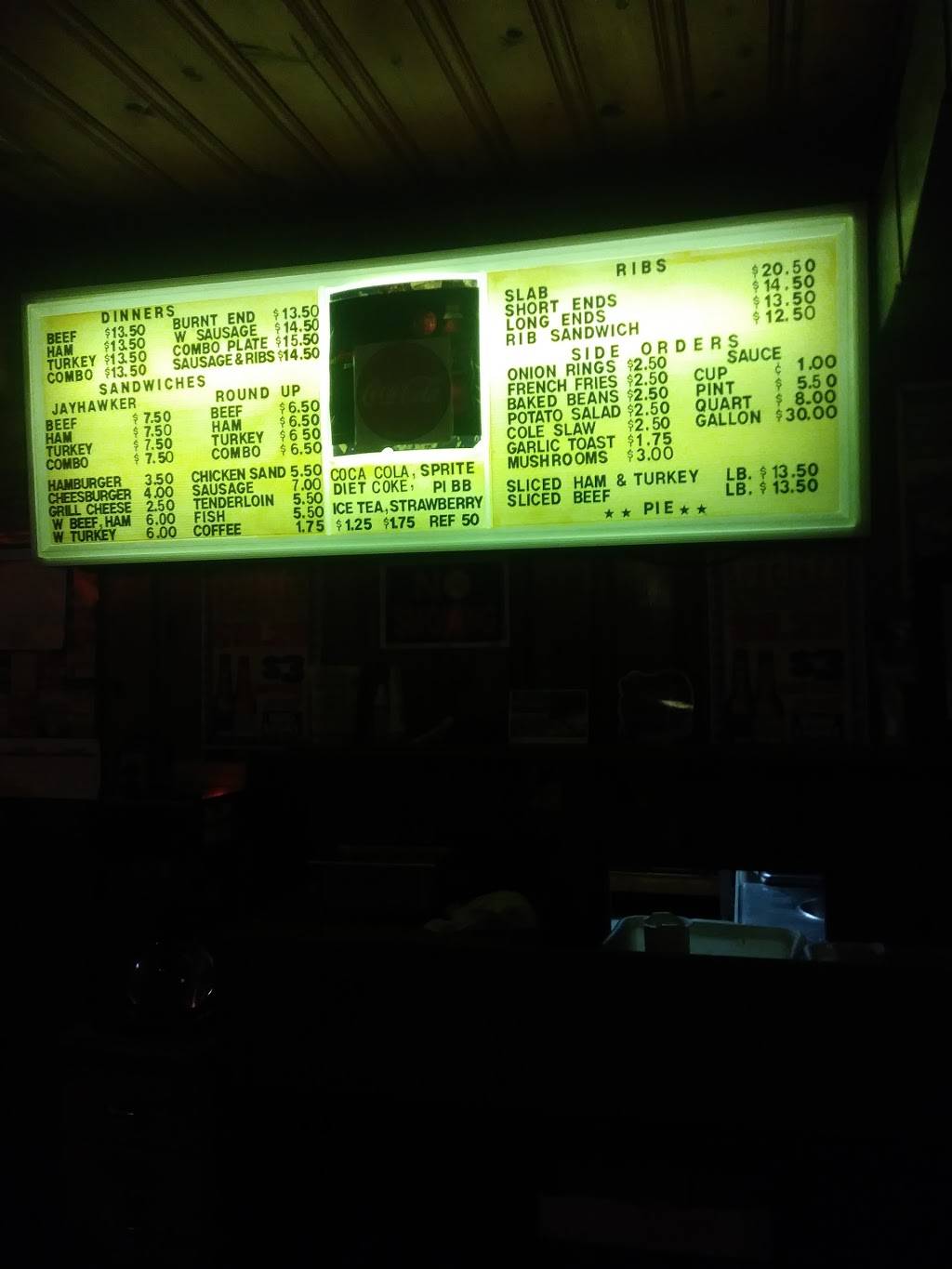 Hickory Log Bar-B-Q | restaurant | 5047 Welborn Ln, Kansas City, KS 66104, USA | 9132879560 OR +1 913-287-9560