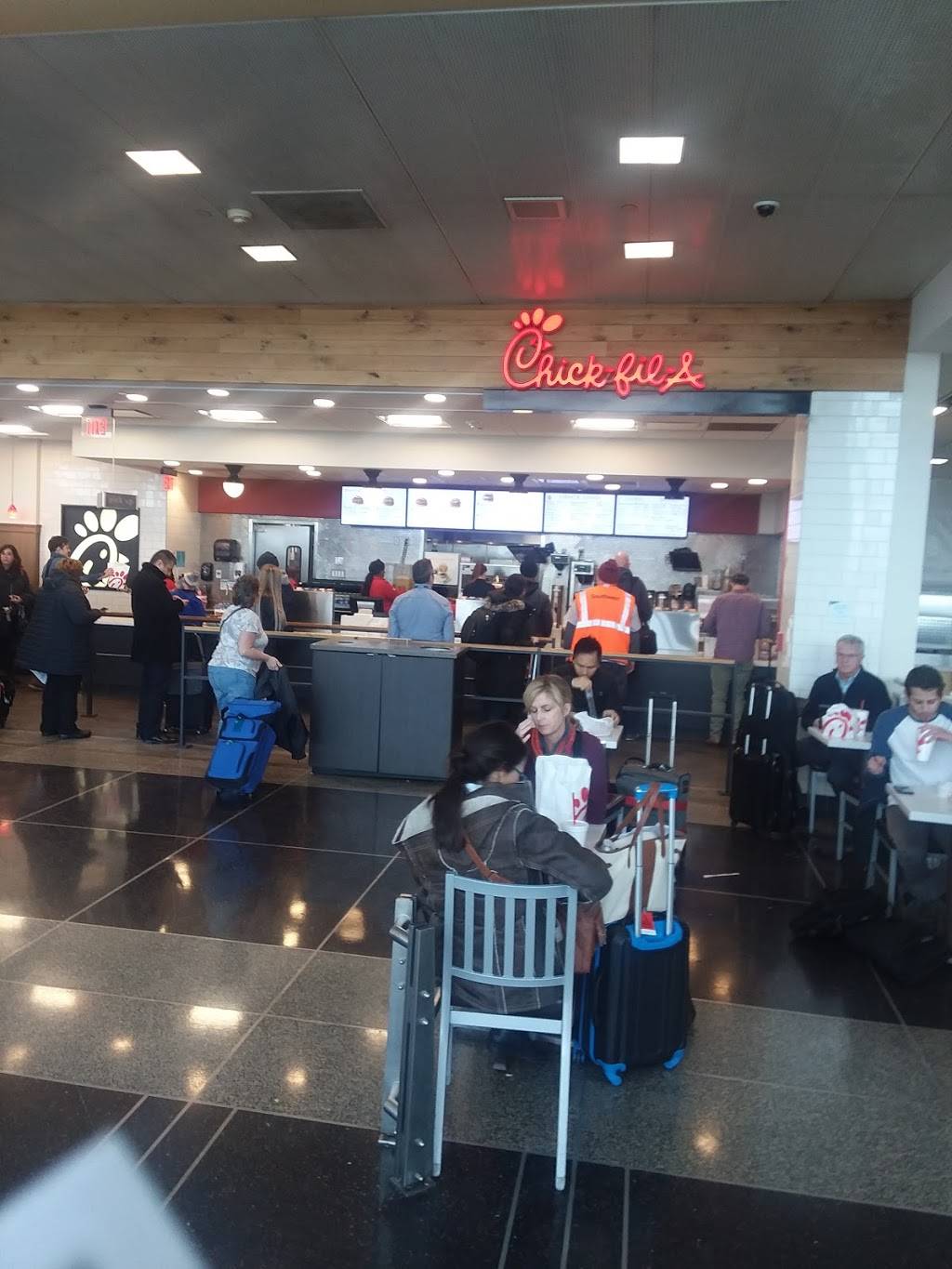 Chick-fil-A | restaurant | 1 Aviation Cir, Washington, DC 20001, USA | 7034181500 OR +1 703-418-1500