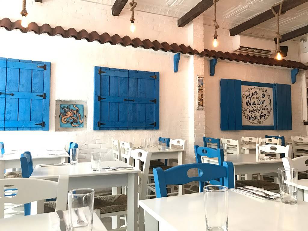 Blue Door Souvlakia | restaurant | 8413 3rd Ave, Brooklyn, NY 11209, USA | 7186808600 OR +1 718-680-8600
