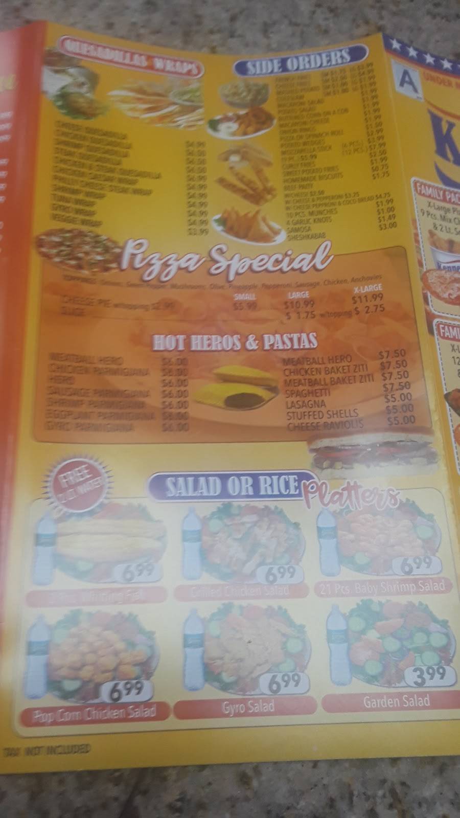 Kennedy fried chicken and pizza | restaurant | 3127 Fulton St, Brooklyn, NY 11208, USA | 7185130174 OR +1 718-513-0174