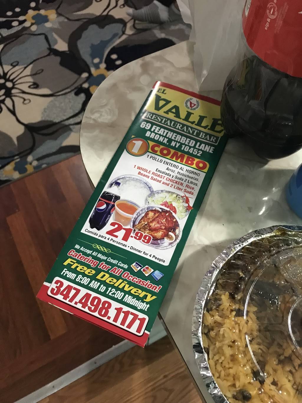 El Valle | restaurant | 69 Featherbed Ln, Bronx, NY 10452, USA | 3474981171 OR +1 347-498-1171